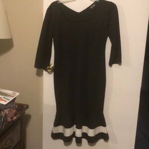 Black and white dress